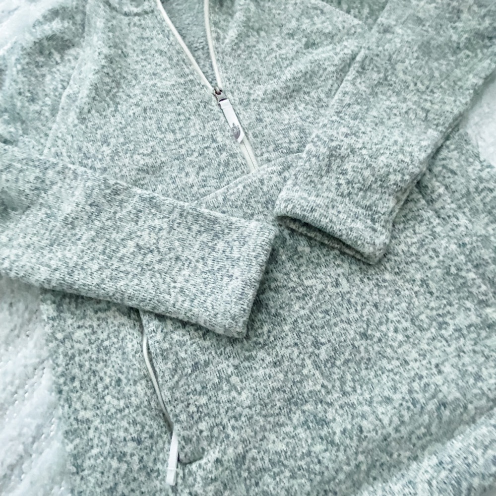 NWOT - Youth Girl’s The North Face Wool Zip Up Hoodie - Picture 2 of 3
